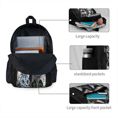 Rock Star Kittens Backpacks Men's Women's Summer School Boy