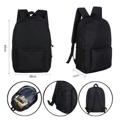 Rose Pink Letter Backpack Canvas Travel Female Shoulder Bags