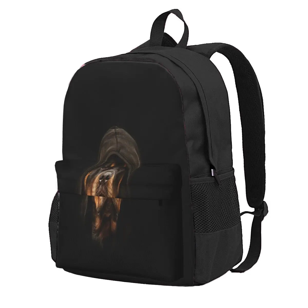 Rottweiler 'The Boss' Dog Backpacks Men's & Women's Kpop Style Backpacks