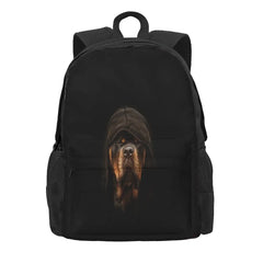 Rottweiler 'The Boss' Dog Backpacks Men's & Women's Kpop Style Backpacks