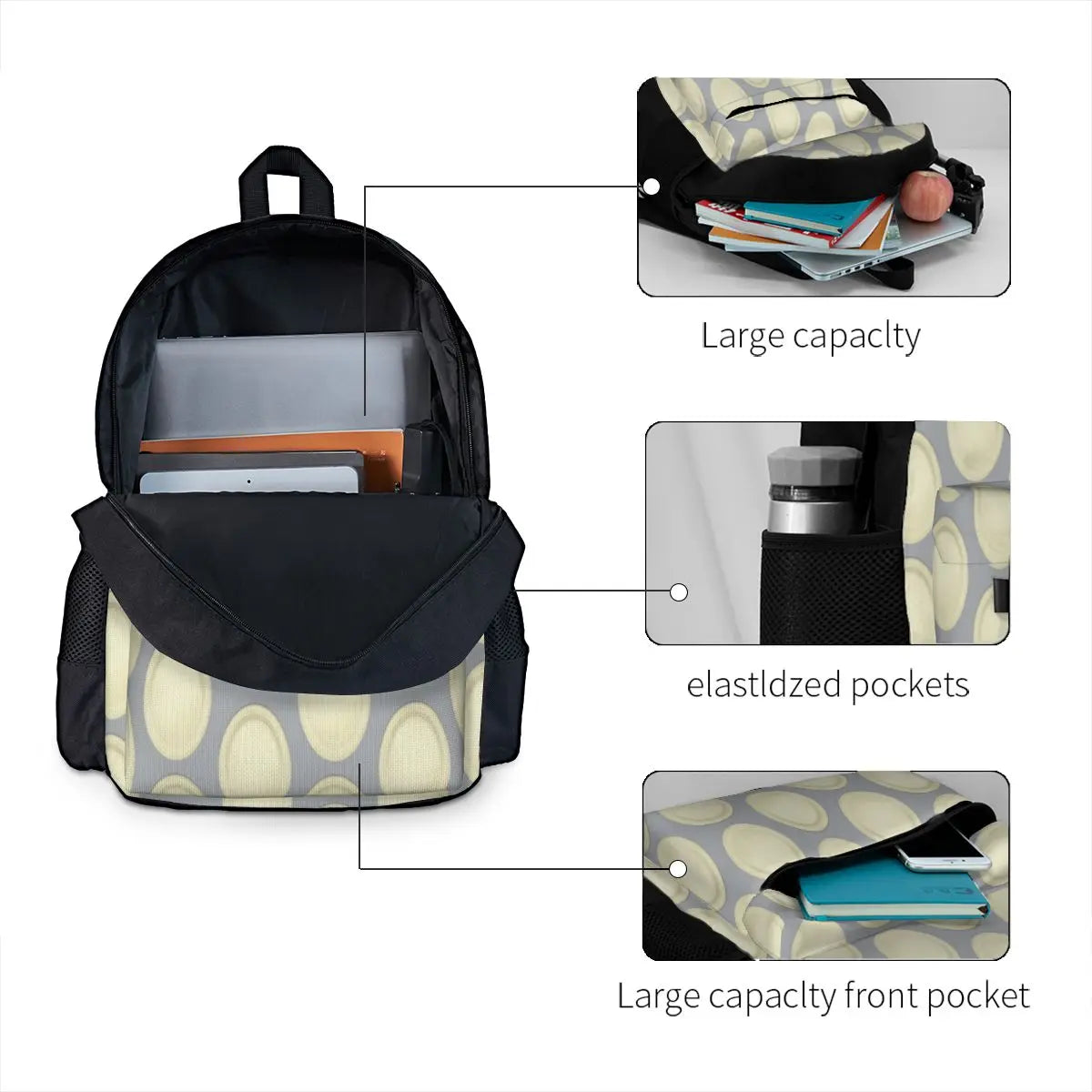 Round Things Backpacks Men's Backpacks Bags For Women