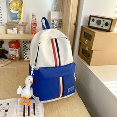 Girls School Bag Laptop Rucksack Shoulder Backpack Multi-Pocket Girls Solid