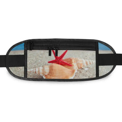 Waterproof Running Waist Bag Beach Pattern Pack Men Women Jogging Belt Bag