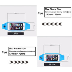 Sport Bum Belt Waist Pack Travel Zip Pouch Phone Pack Waterproof Fanny Pack