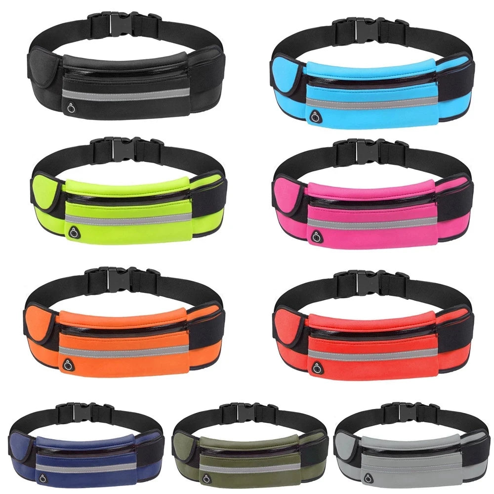 Waterproof Running Waist Bag Gym Bag Phone Holder Men Women