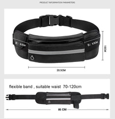 Waterproof Running Waist Bag Sports Belt Gym Bag Phone Holder for Men Women
