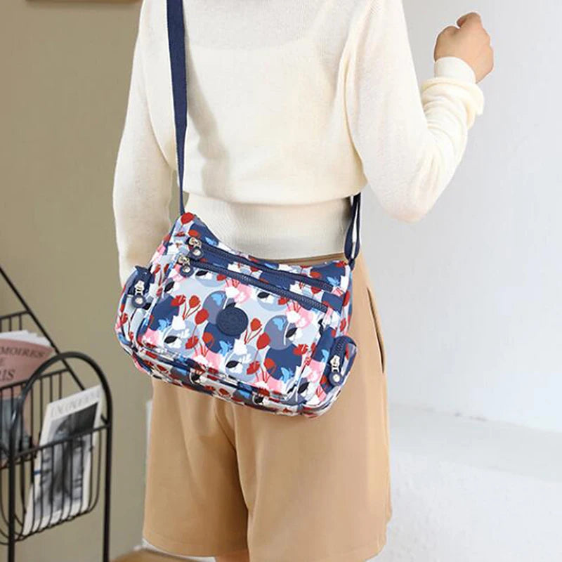 Rural Style Cloth Crossbody Bag Waterproof Handbag