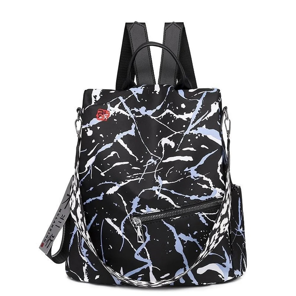 SCOFY Stripe Prints Backpack Purse for Women