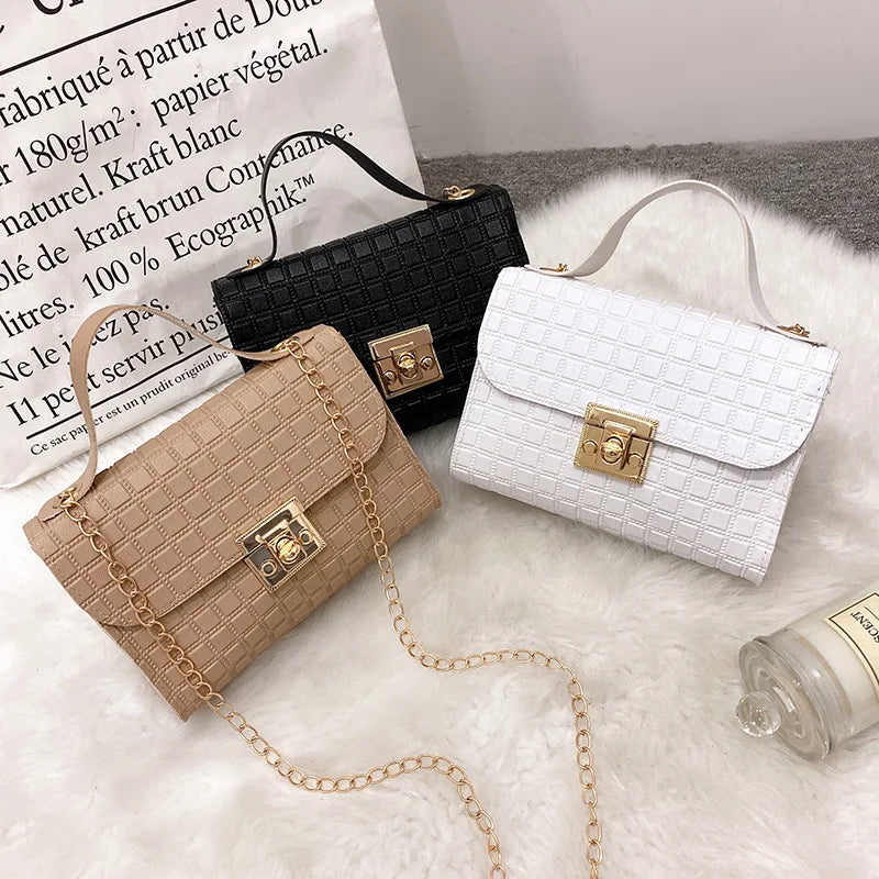 Small Women's Crossbody Handbag Casual Clutch PU Shoulder Bag