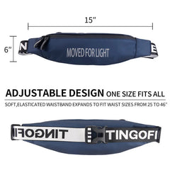 Waterproof Money Belt Bag for Sports Travel, Unisex Fanny Pack