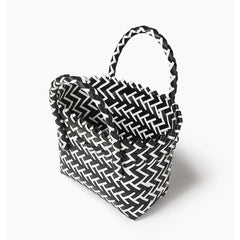 PVC Women Bucket Bag Canday Small Woven Handbag