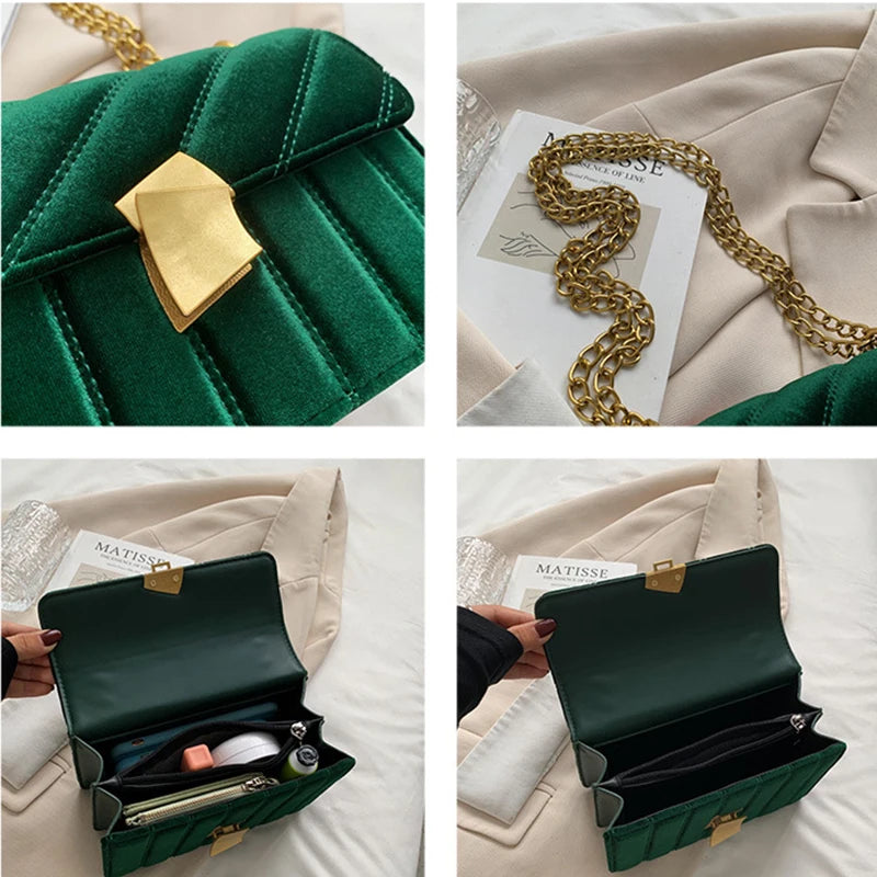 Women's Winter Suede Shoulder Bag Crossbody Handbag
