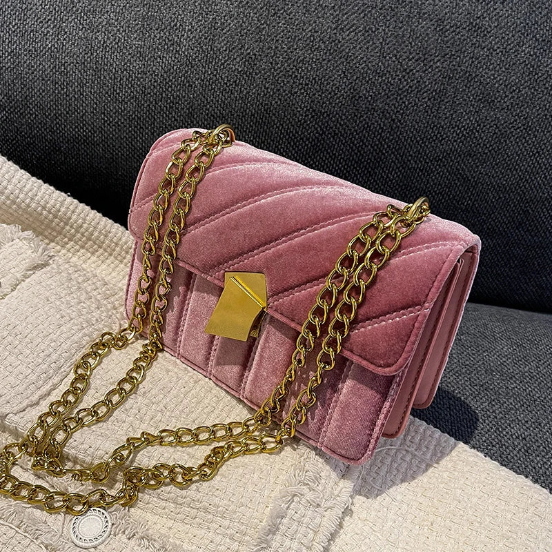 Women's Winter Suede Shoulder Bag Crossbody Handbag