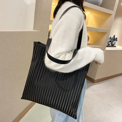 Casual Leather Shoulder Bag Totes Large Capacity Shopper