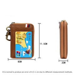 Leather Key Wallets Men keychain Car Key Case Multifunction Organizer Wallet