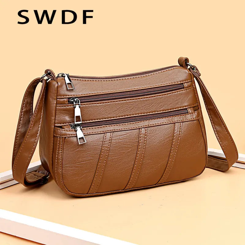 Women Messenger Bag Crossbody Shoulder Handbag Flap Purse