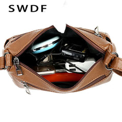 Women Messenger Bag Crossbody Shoulder Handbag Flap Purse