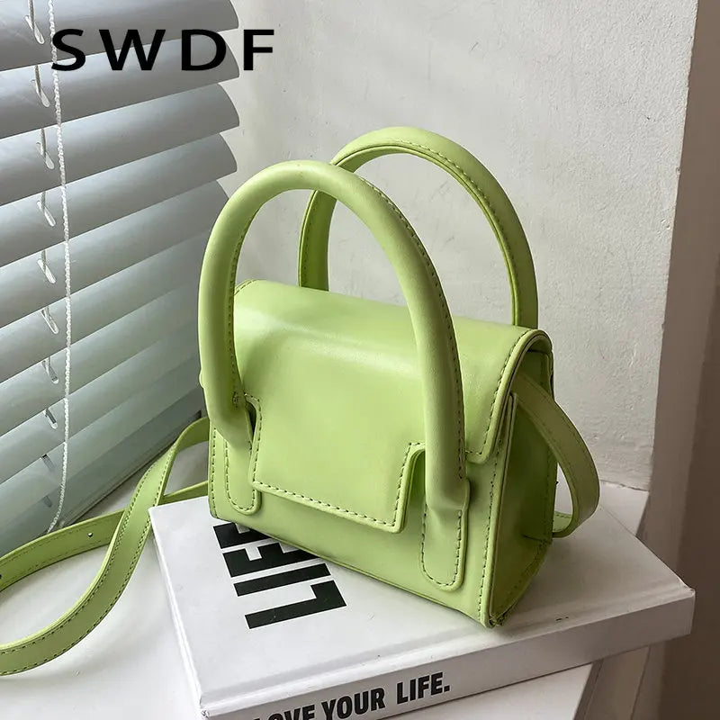 Women's Square Shoulder Bag Messenger Handbag