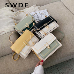 Pu Leather Crossbody Bags For Women Chain Messenger Shoulder Bag