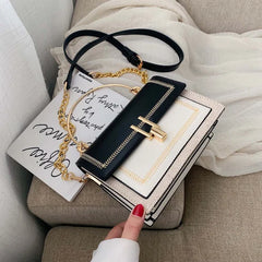 Pu Leather Crossbody Bags For Women Chain Messenger Shoulder Bag