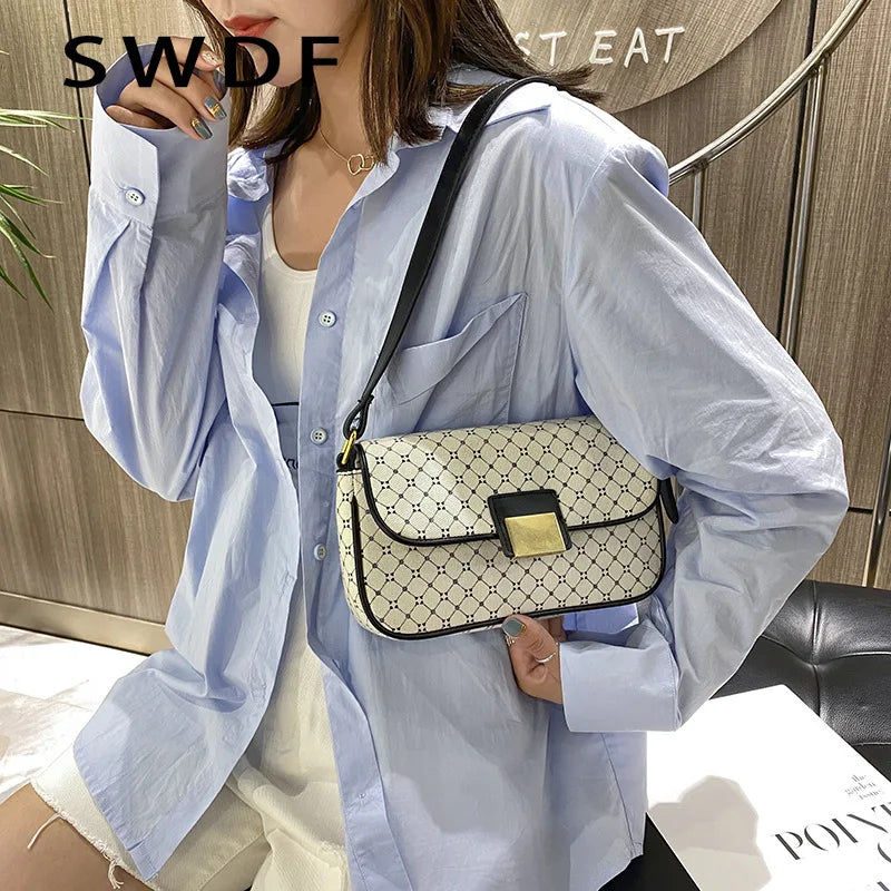 Canvas Crossbody Bag for Women Casual Purse