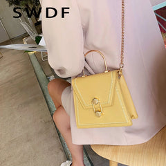 Metal Handle Handbags Women Crossbody Bags Clutch Female Purses Shoulder Messeng
