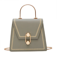 Metal Handle Handbags Women Crossbody Bags Clutch Female Purses Shoulder Messeng