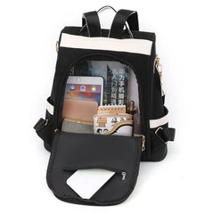 Women Backpack Purse Waterproof Oxford Anti-theft Rucksack
