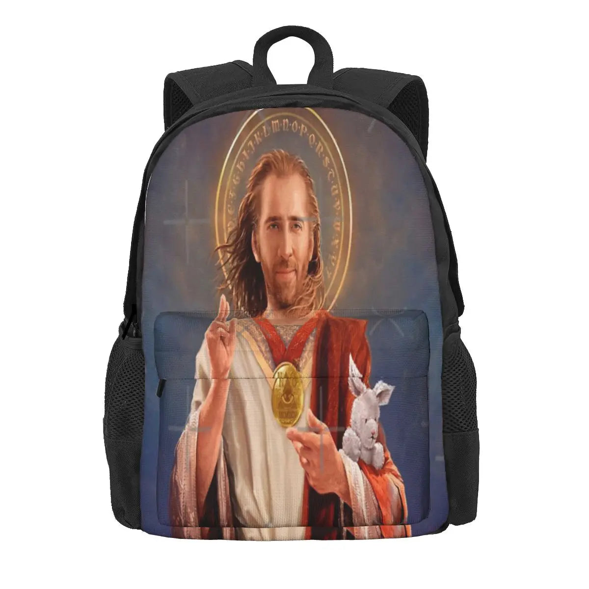 St. Nicolas Of Cage Backpack - Men's & Women's School Rucksack