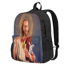 St. Nicolas Of Cage Backpack - Men's & Women's School Rucksack