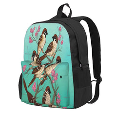Sakura Sparrows Backpacks Men's and Women's Bag