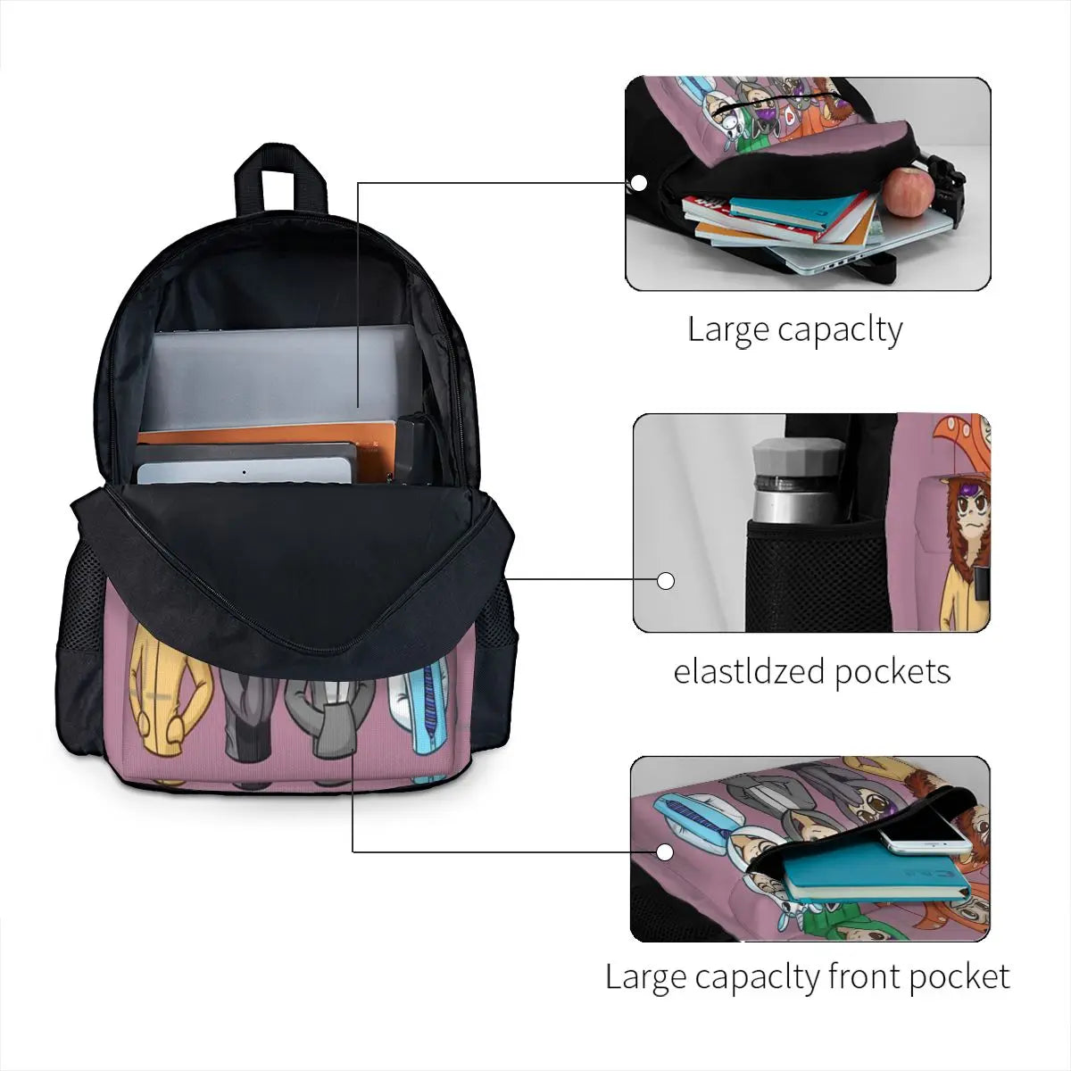 Sanders Sides Character Onesies - All Sides Backpacks