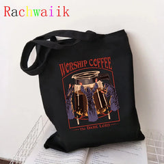 Vintage Harajuku Shopper Bag Canvas Shoulder Large-capacity