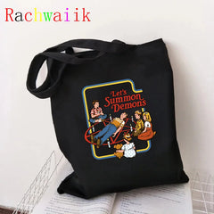 Vintage Harajuku Shopper Bag Canvas Shoulder Large-capacity