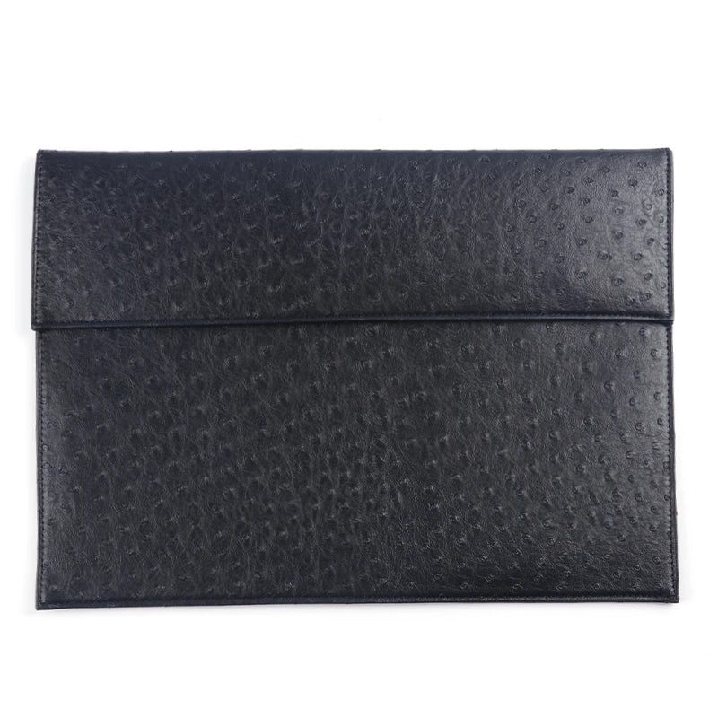 Women Leather Laptop Sleeve Pouch Bag for Ins Female Pouch Clutch