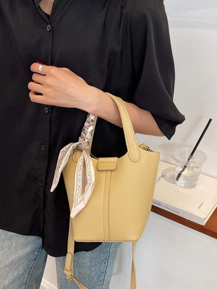 Green Pu Leather Women's Shoulder Crossbody Bag Shopper Female Handbags