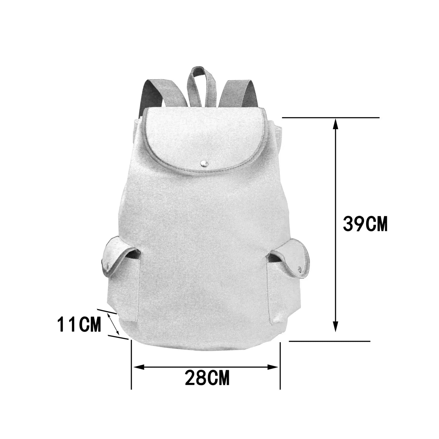 School Owl Print Backpacks for Students Eco Linen Drawstring Children Backpack