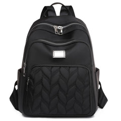 Quilted School Backpack Purse for Women Girls Travel Daypack