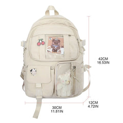 School Backpack for Teen Girls Women Ladies Backpacks Student Bookbag Nylon