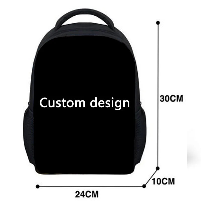 Pet Pattern School Backpack For Girls Boys Kids Student Bag