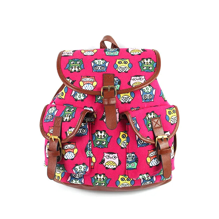School Bags Kids Backpack Kids School Bags PU Canvas Ladies Backpack Travel Bag