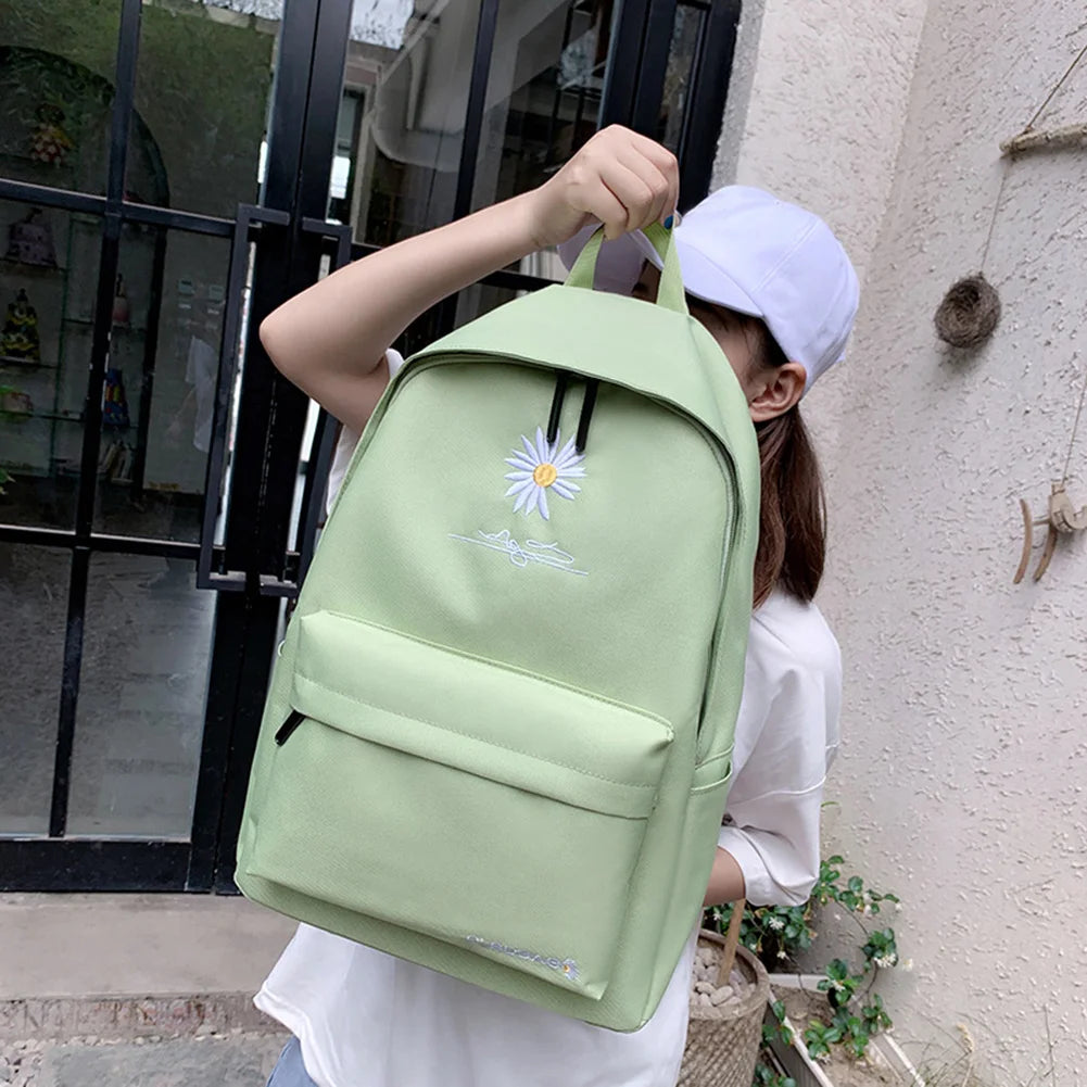Teen Girls School Backpack Large Capacity Outdoor Travel Bag