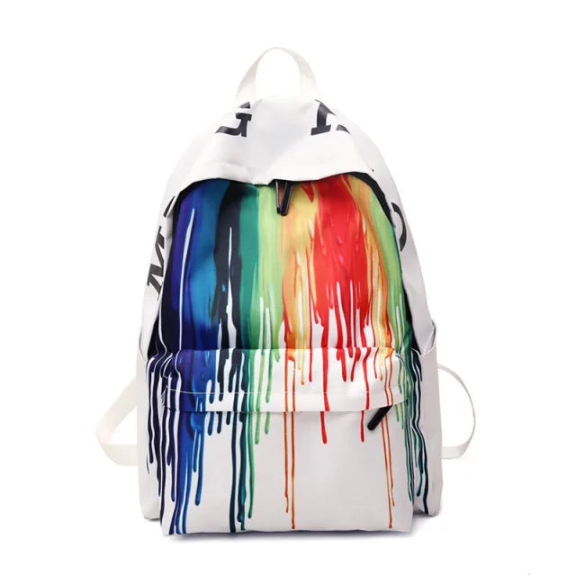 School Satchel Unisex Daypack Lightweight Casual High Capacity Back Bag
