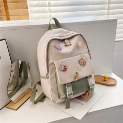Female High School Student Backpack Japanese Junior High School Student Backpack