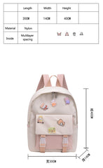 Female High School Student Backpack Japanese Junior High School Student Backpack