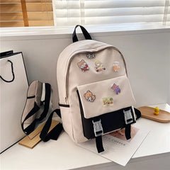 Female High School Student Backpack Japanese Junior High School Student Backpack