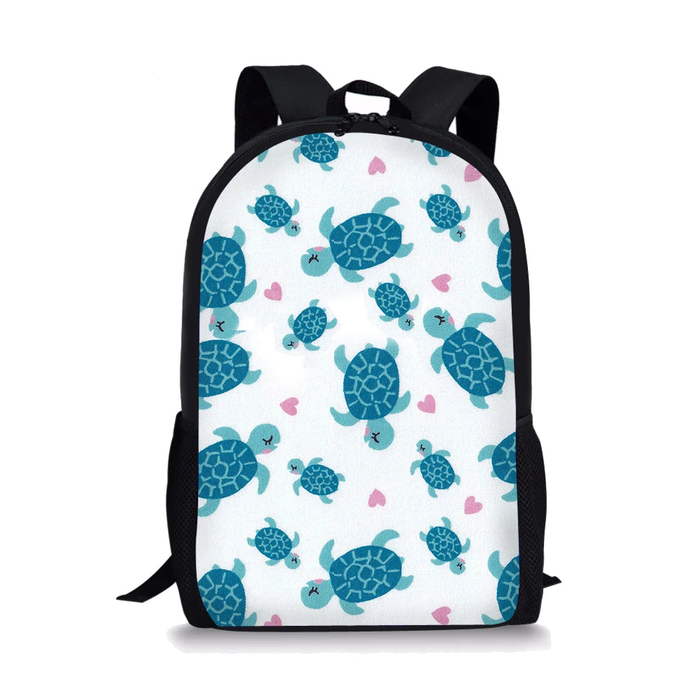 Sea Turtle Children Backpack For Girls Teenagers Creatures School Backpack Kids
