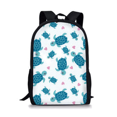 Sea Turtle Children Backpack For Girls Teenagers Creatures School Backpack Kids