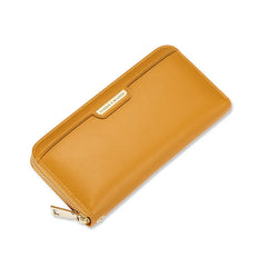 Seagloca Solid Stitching Women's Wallet Large Capacity Clutch