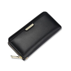 Seagloca Solid Stitching Women's Wallet Large Capacity Clutch